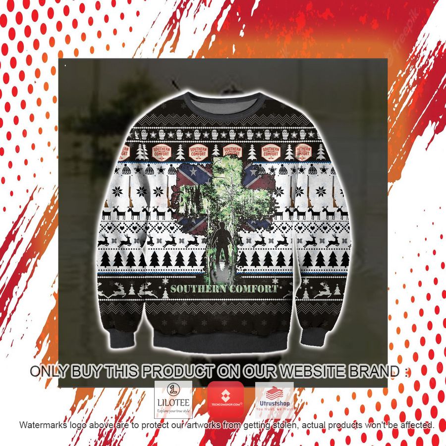 southern comfort ugly christmas sweater sweatshirt 7 93736