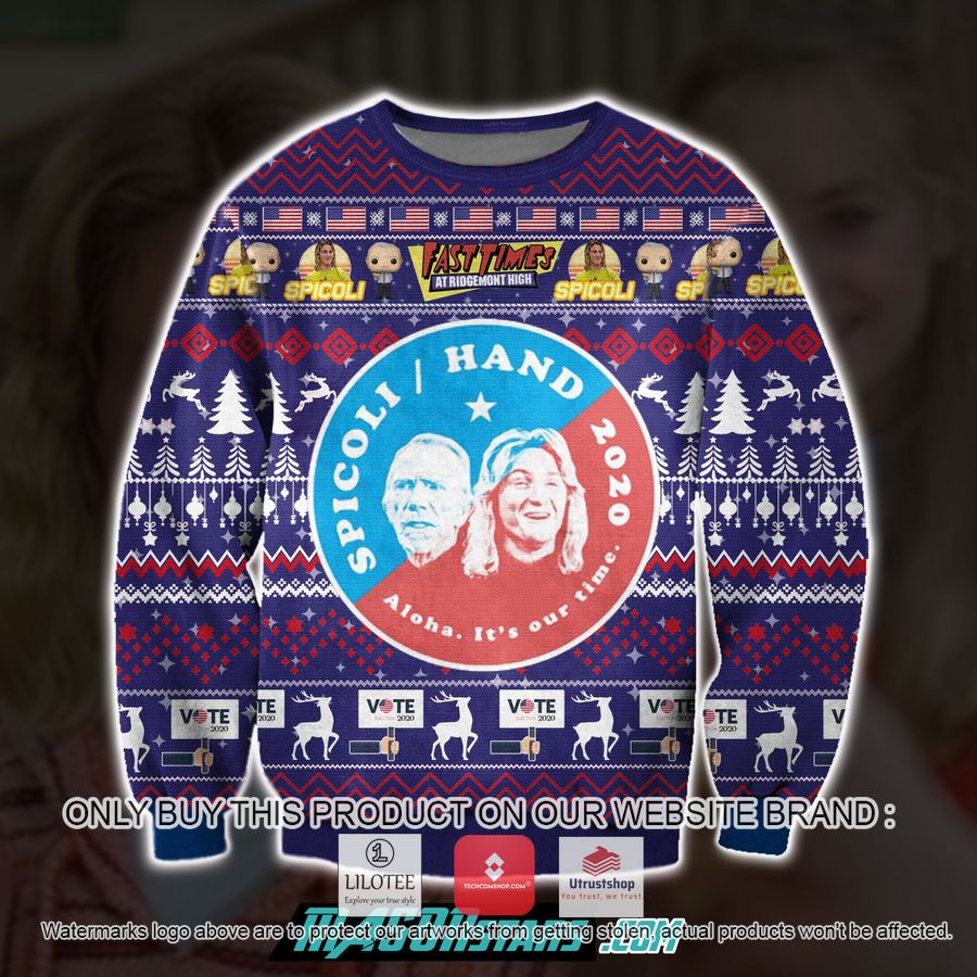 spicoli 2020 aloha its our time ugly christmas sweater sweatshirt 1 87442