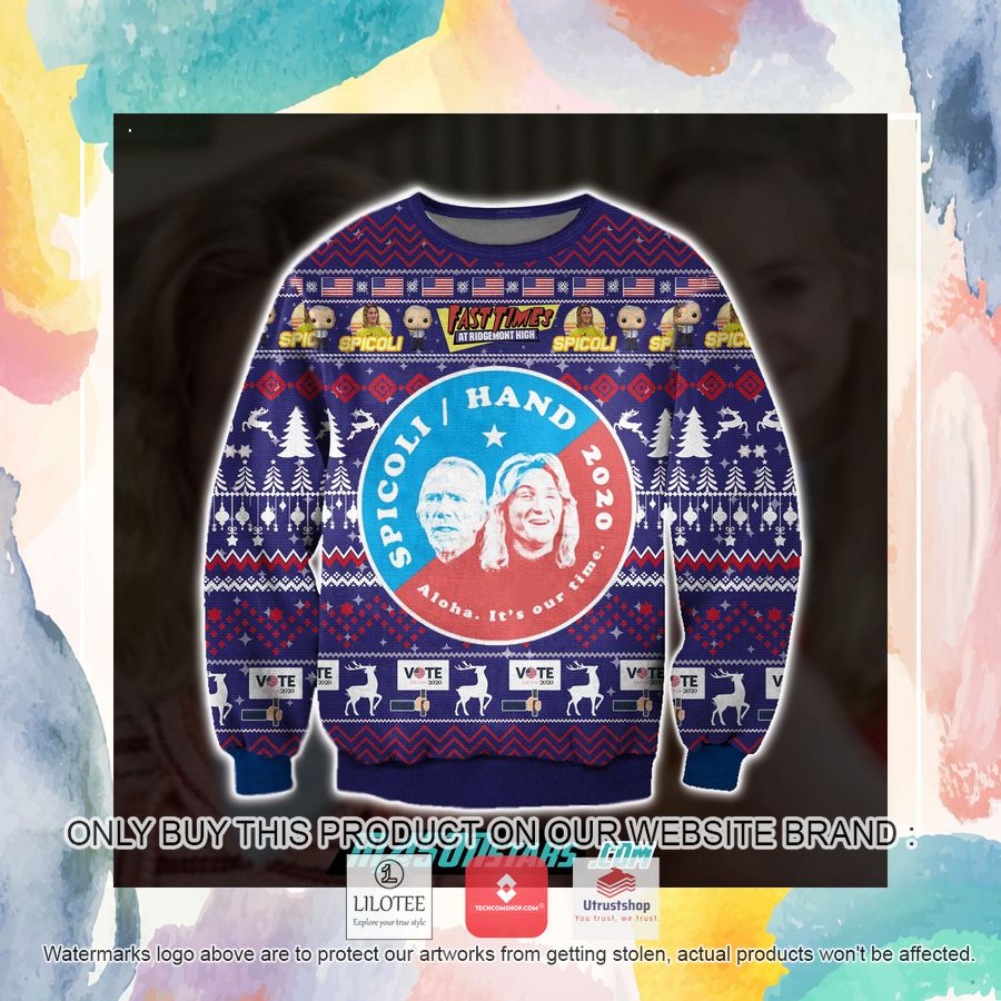 spicoli 2020 aloha its our time ugly christmas sweater sweatshirt 2 22419