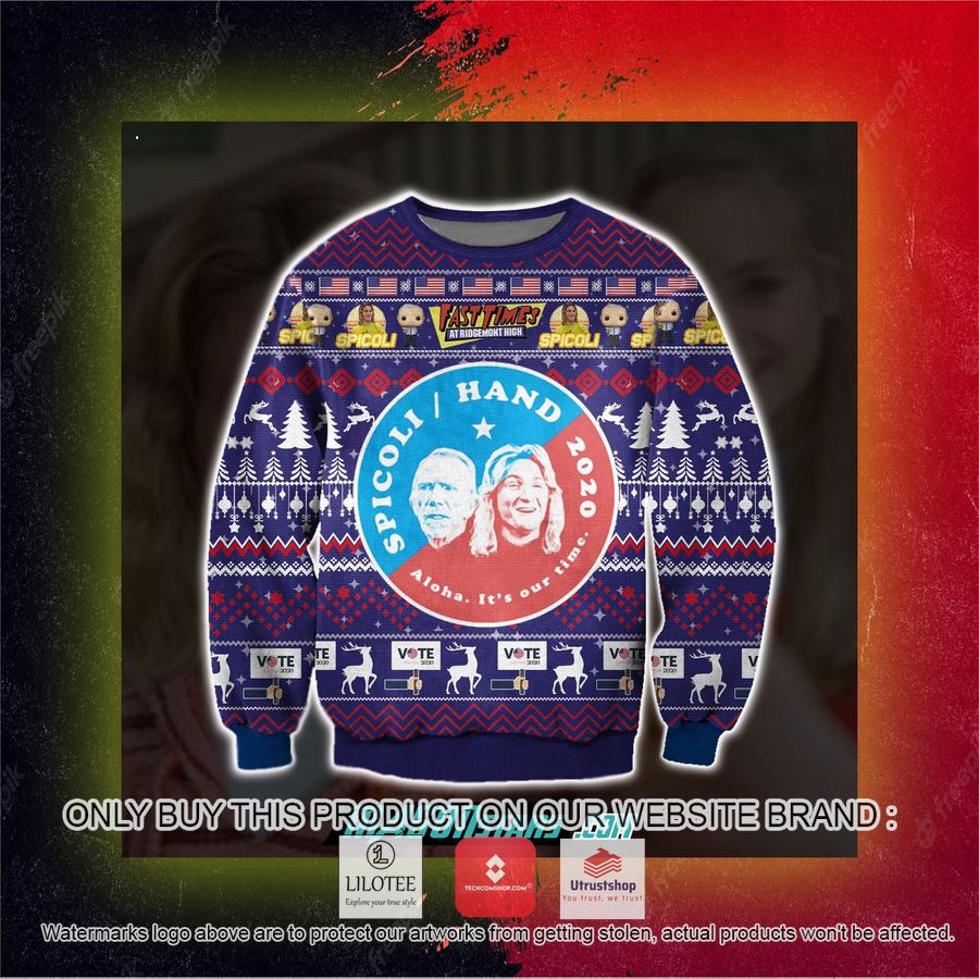 spicoli 2020 aloha its our time ugly christmas sweater sweatshirt 3 22143