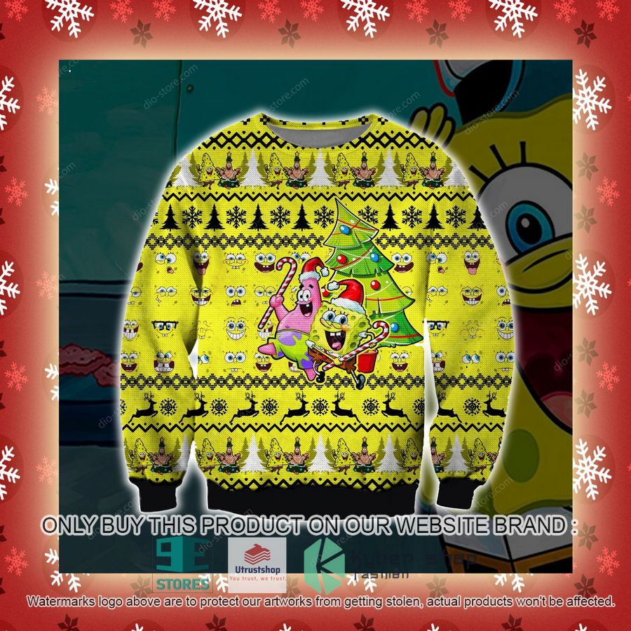 spongebob patrick star knitted wool sweater 3 38165
