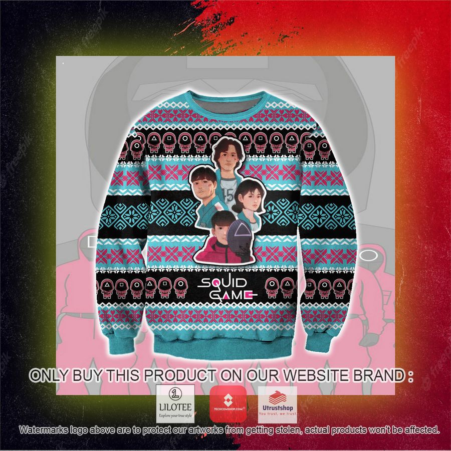 squid game 02 ugly christmas sweater sweatshirt 5 18697