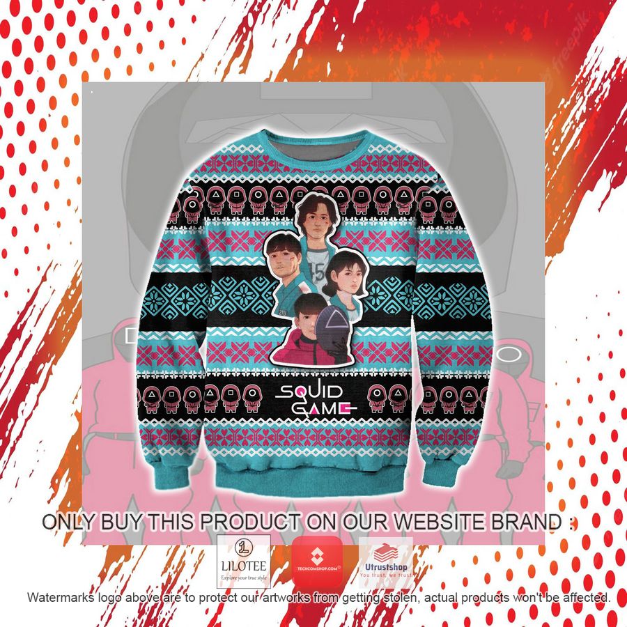 squid game 02 ugly christmas sweater sweatshirt 7 90957