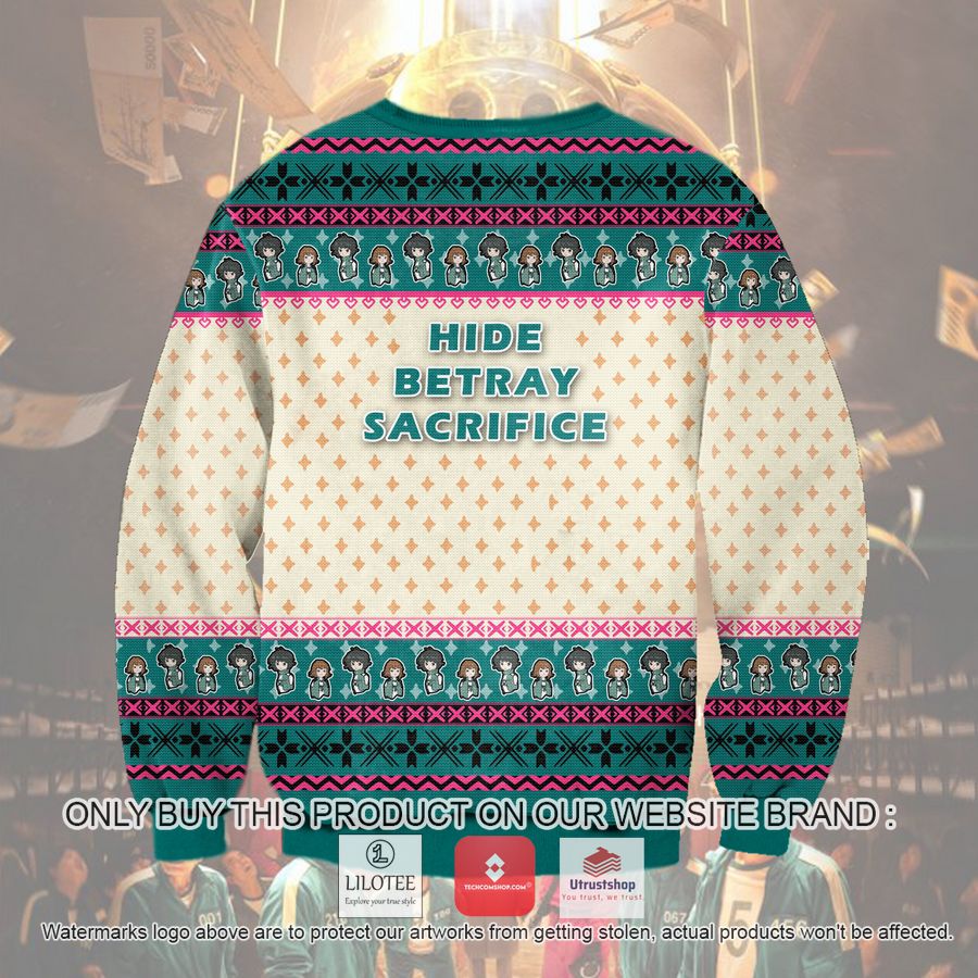 squid game ugly christmas sweater sweatshirt 2 37259