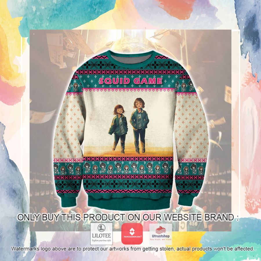 squid game ugly christmas sweater sweatshirt 3 33020
