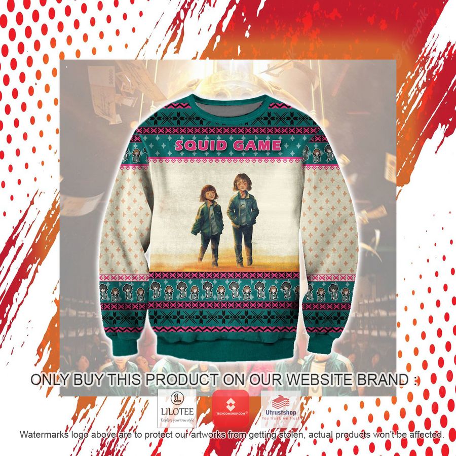 squid game ugly christmas sweater sweatshirt 7 67959