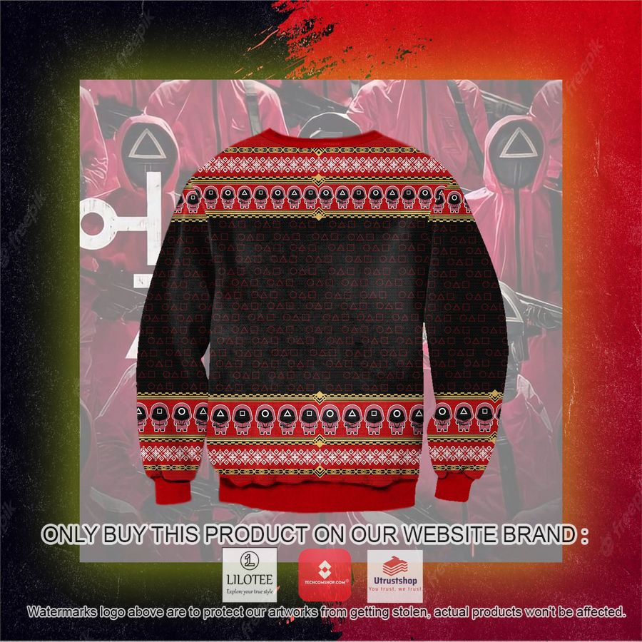 squid game x mas ugly christmas sweater sweatshirt 6 24395
