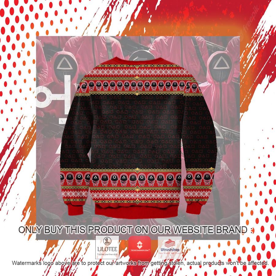squid game x mas ugly christmas sweater sweatshirt 8 10578