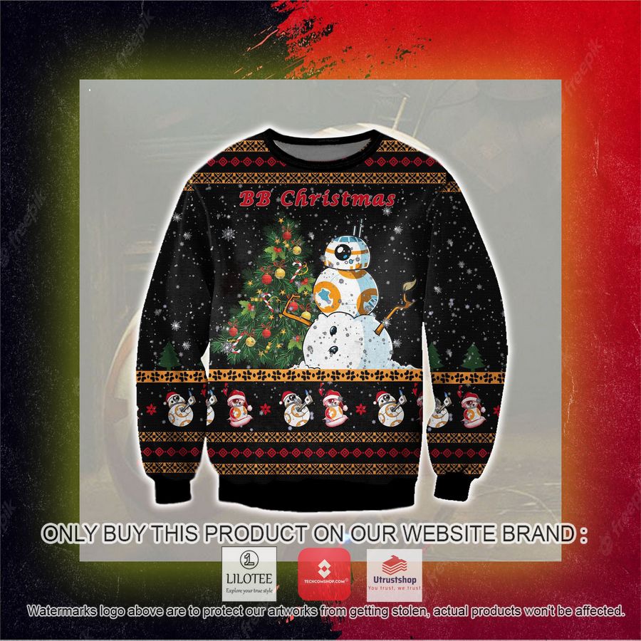 star wars bb 8 ugly christmas sweater sweatshirt 5 21109