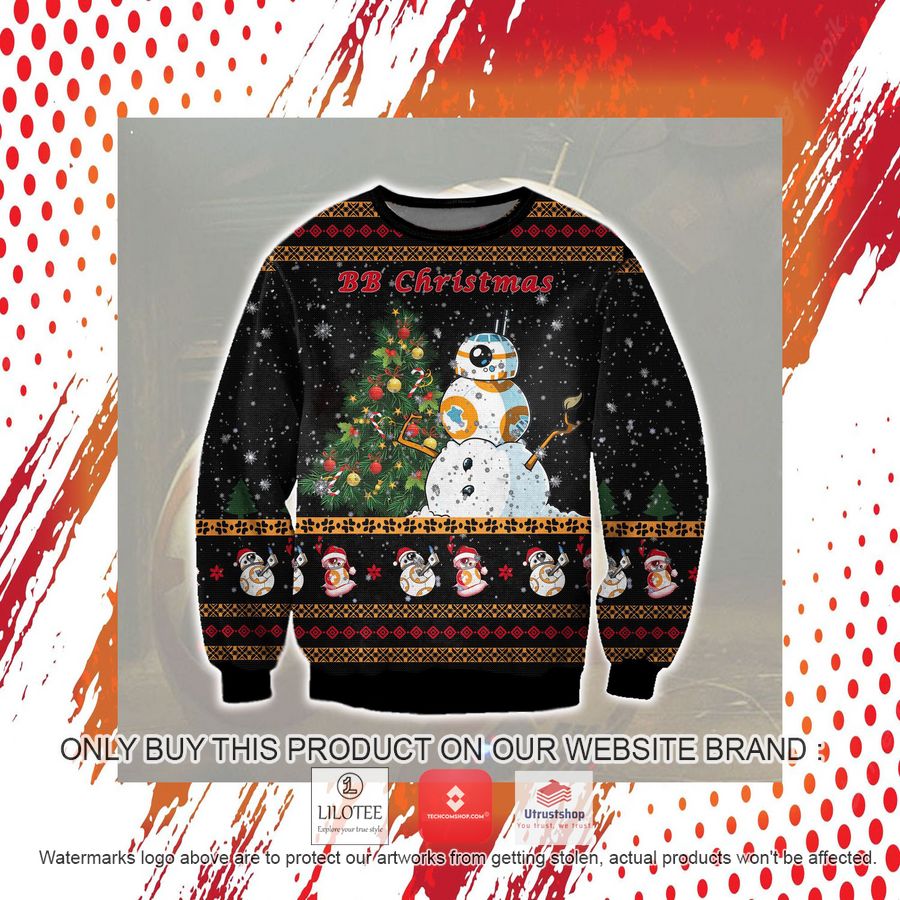 star wars bb 8 ugly christmas sweater sweatshirt 7 51020