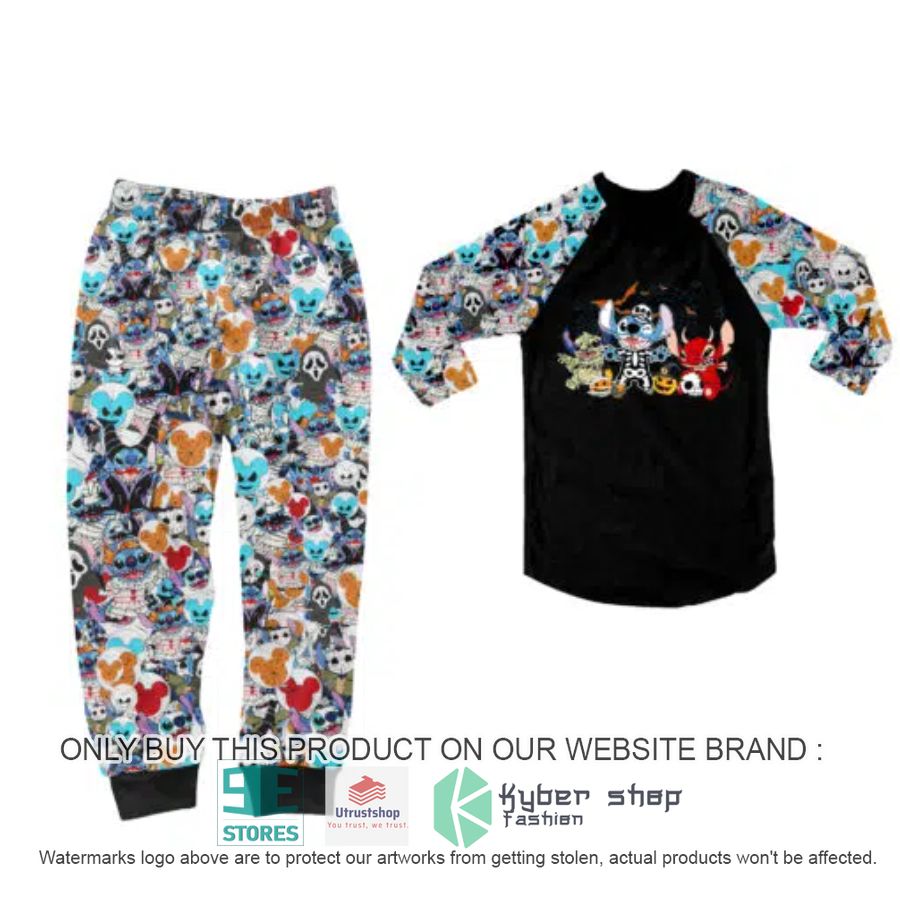 stitch disney halloween pajamas set 2 46098