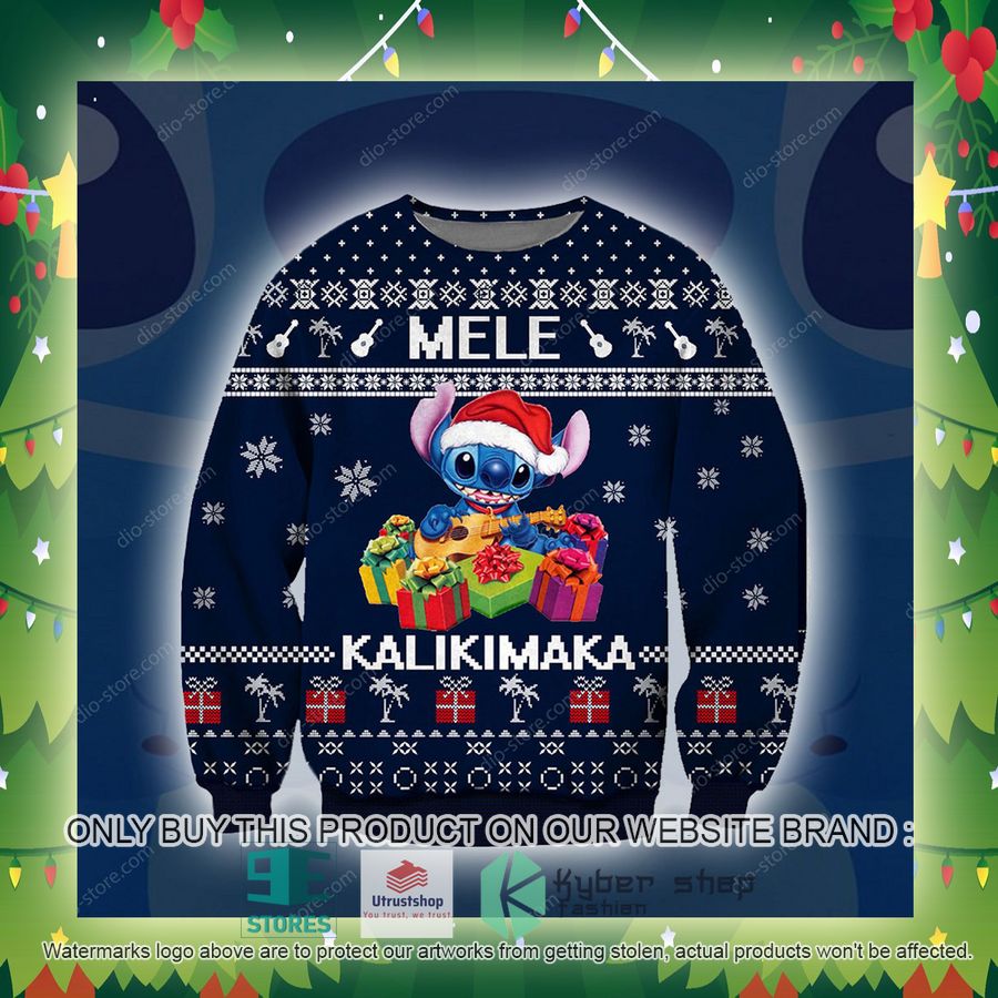 stitch mele kalikimaka knitted wool sweater 3 44127