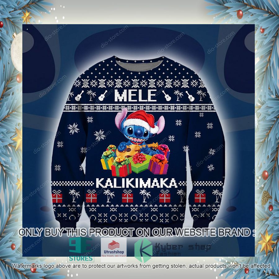 stitch mele kalikimaka knitted wool sweater 7 95896