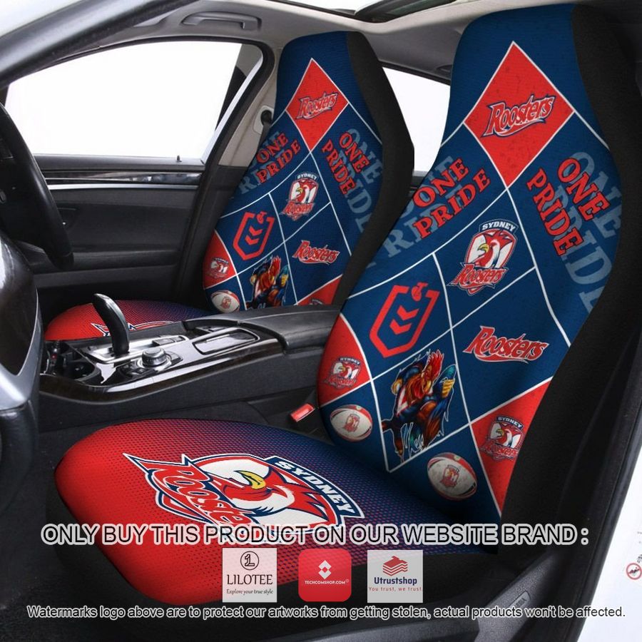 sydney roosters one pride car seat covers 1 83662