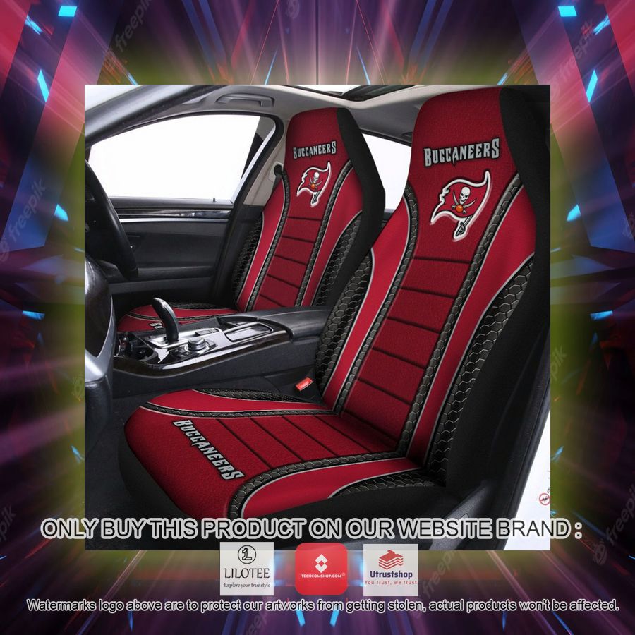 tampa bay buccaneers red car seat covers 2 41594