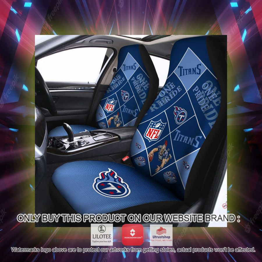 tennessee titans one pride car seat covers 2 37286