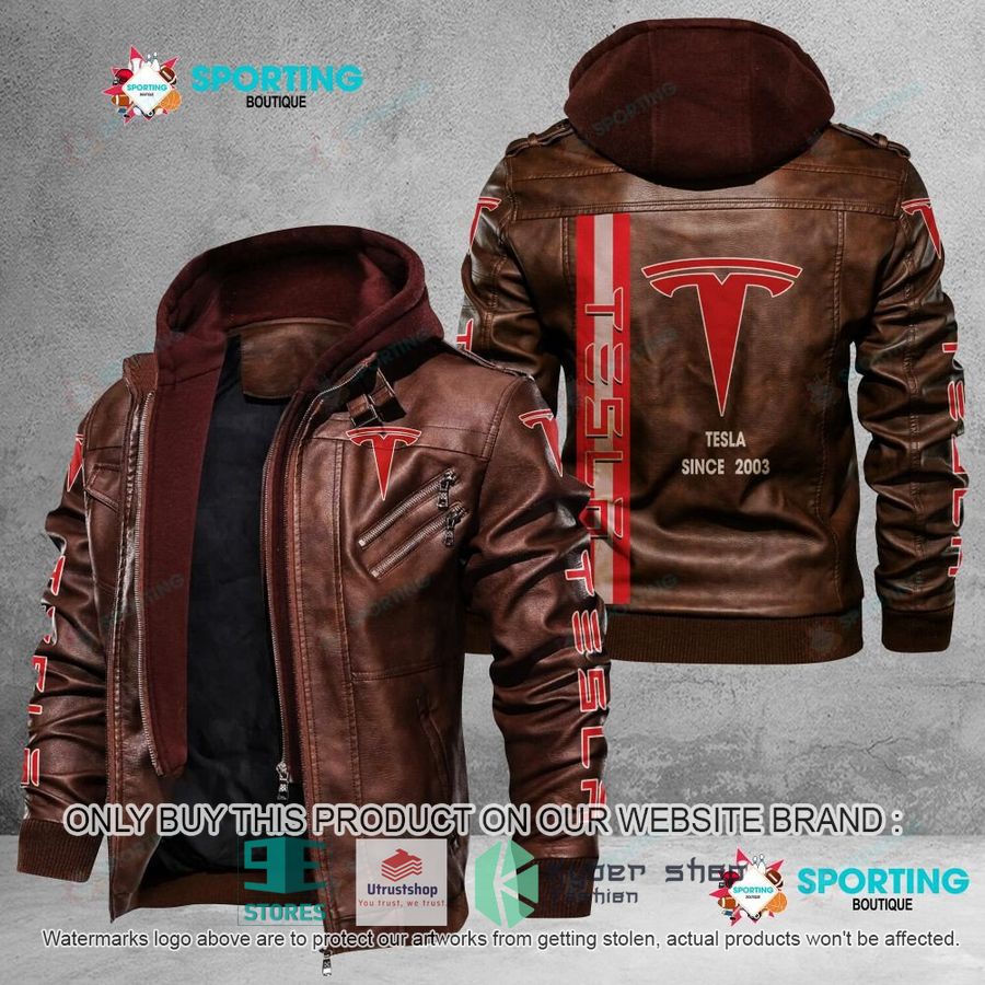 tesla since 2003 leather jacket 2 41749
