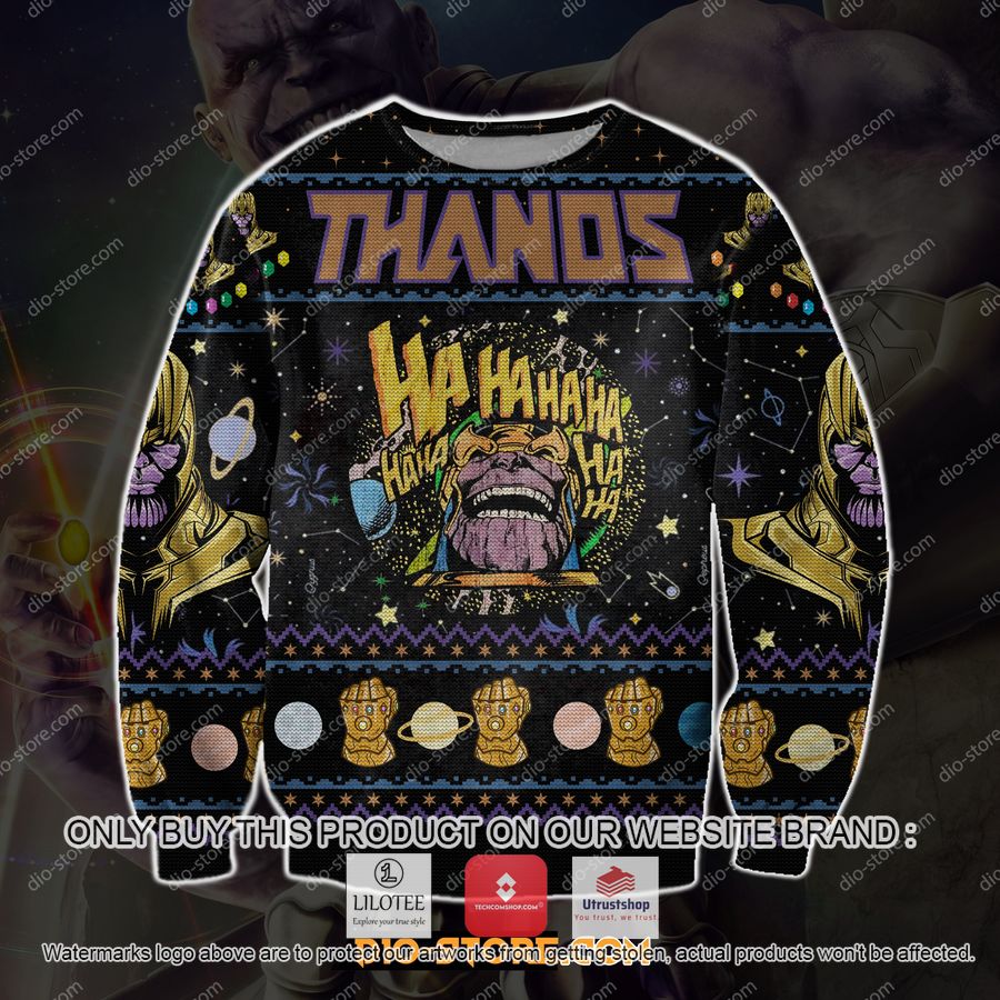 thanos ugly christmas sweater sweatshirt 1 91913