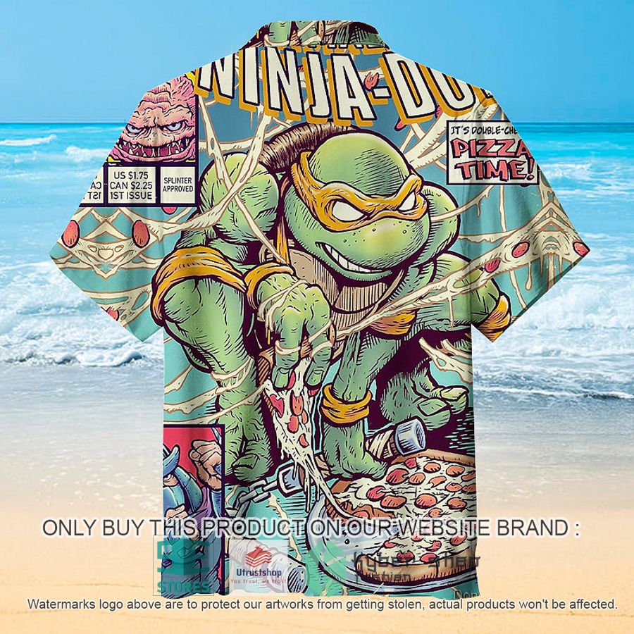 the amazing raphs pizza time teenage mutant ninja turtles hawaiian shirt 2 40350