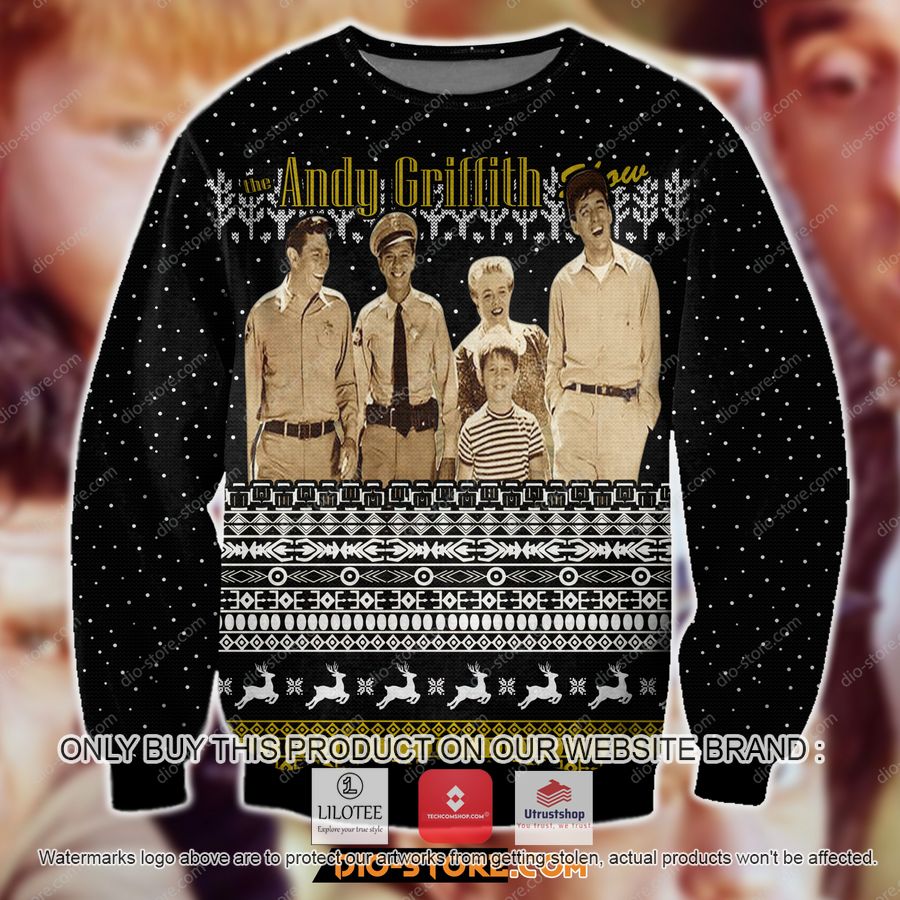 the andy griffith show ugly christmas sweater sweatshirt 1 44100