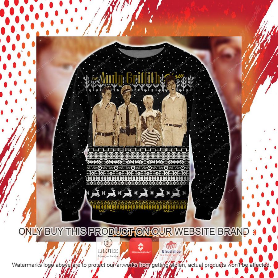 the andy griffith show ugly christmas sweater sweatshirt 4 31329
