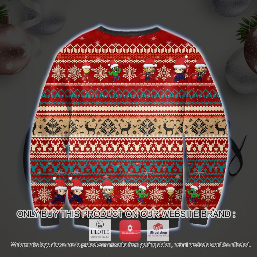 the avengers merry ugly christmas sweater sweatshirt 2 28946