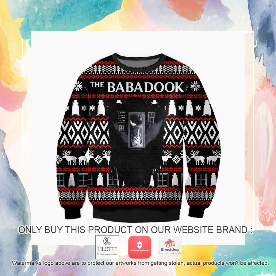 the babadook ugly christmas sweater sweatshirt 3 17620