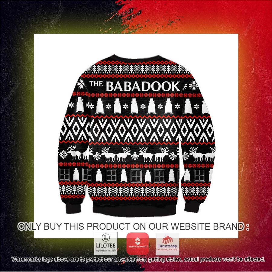 the babadook ugly christmas sweater sweatshirt 6 94040