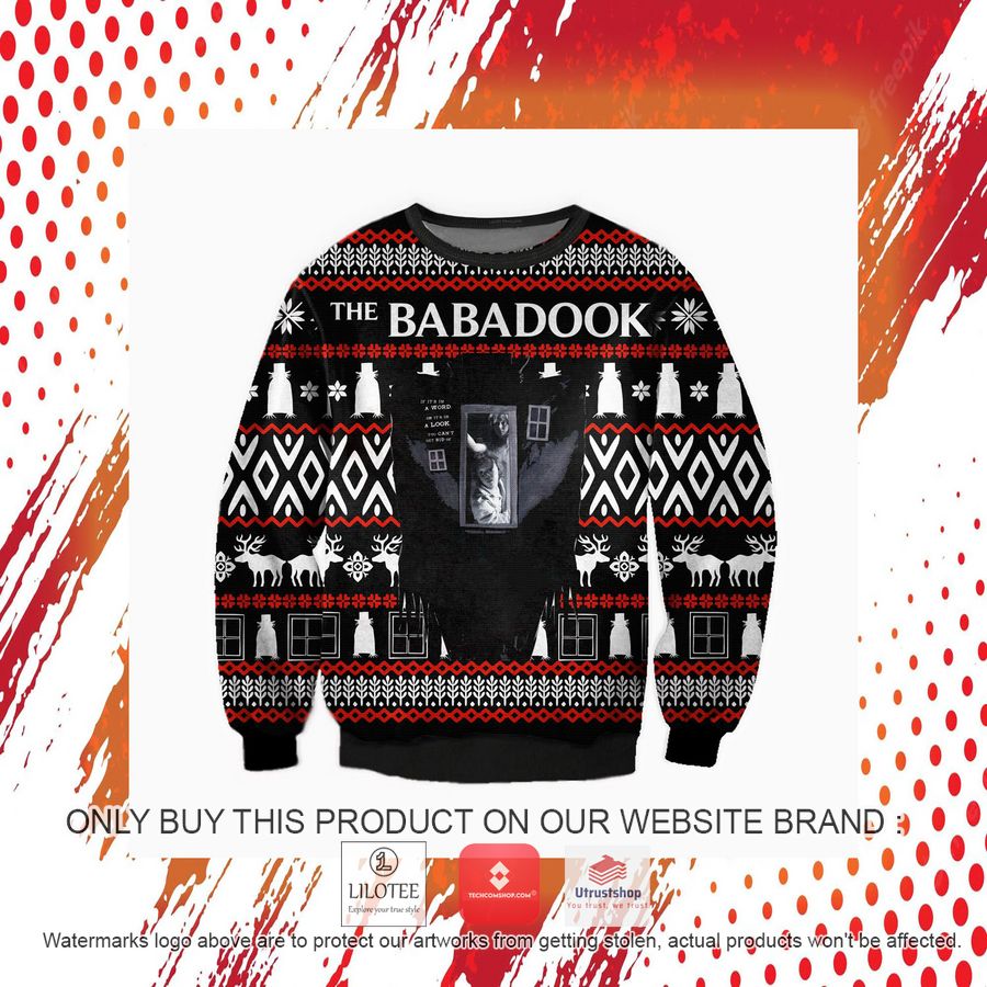 the babadook ugly christmas sweater sweatshirt 7 66911
