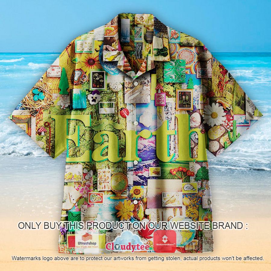 the earth is our common home hawaiian shirt 1 66812