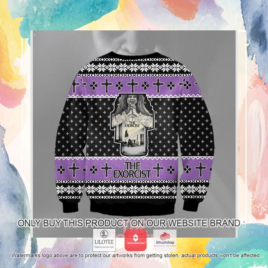 the exorcist ugly christmas sweater sweatshirt 4 85492