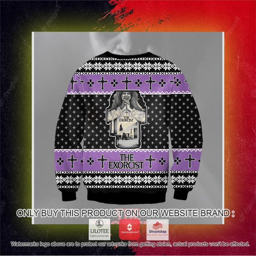 the exorcist ugly christmas sweater sweatshirt 6 97743