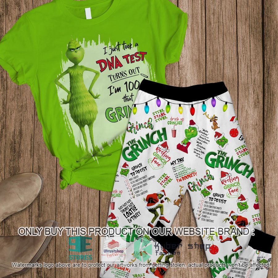 the grinch i just took a dna test pajamas set 1 58441