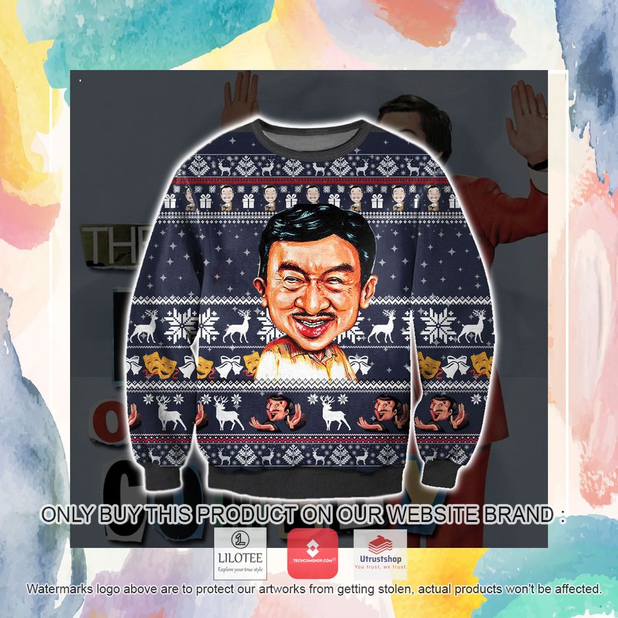 the king of comedy ugly christmas sweater sweatshirt 3 2727