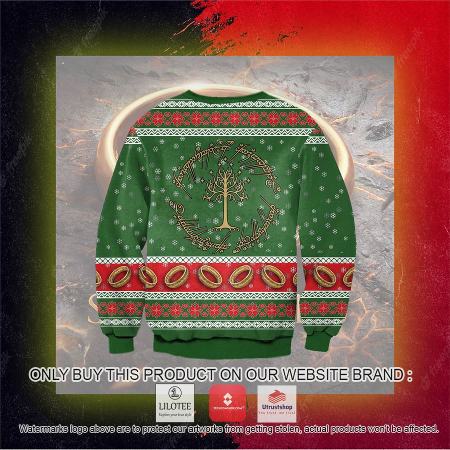 the lord of the rings 02 ugly christmas sweater sweatshirt 6 30576