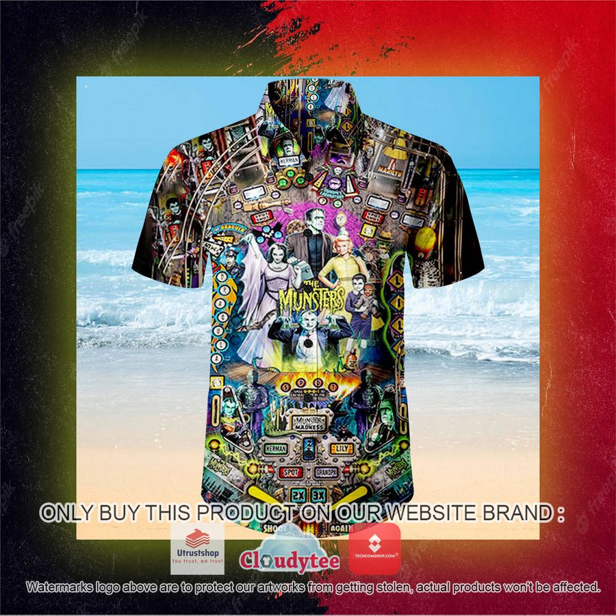 the munsters pinball hawaiian shirt 2 40120