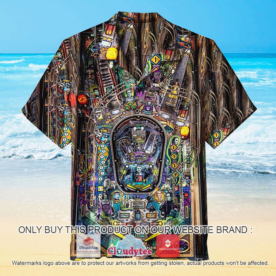 the munsters revealed retro pinball hawaiian shirt 1 68668