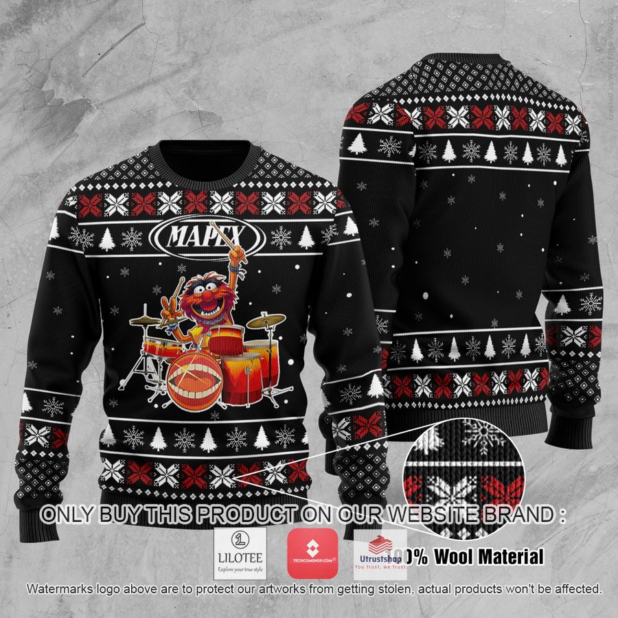the muppet show mapex drums ugly christmas sweater 2 94980