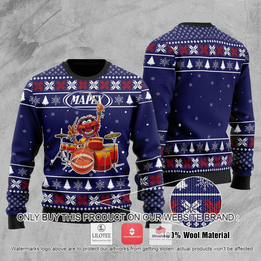 the muppet show mapex drums ugly christmas sweater 3 81903