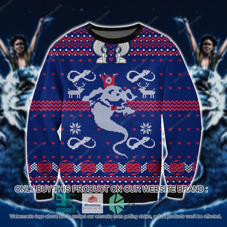 the neverending story blue knitted wool sweater 1 7459