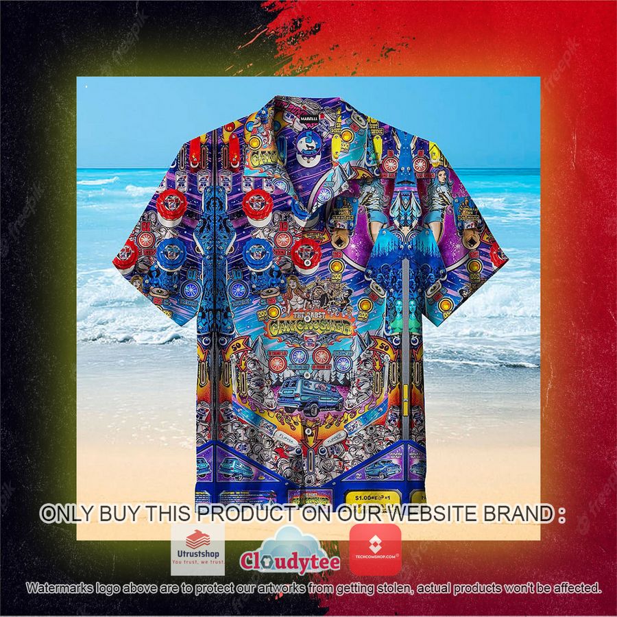 the pabst can crusher pinball machine pinball hawaiian shirt 2 6156
