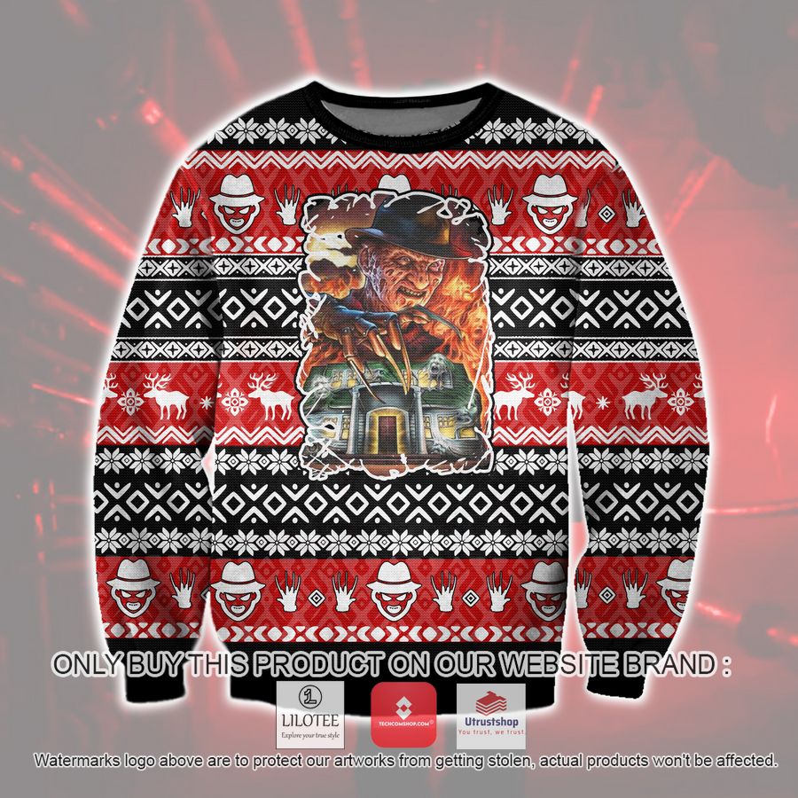the springwood slasher ugly christmas sweater sweatshirt 1 90313