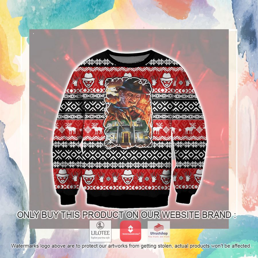 the springwood slasher ugly christmas sweater sweatshirt 3 20868
