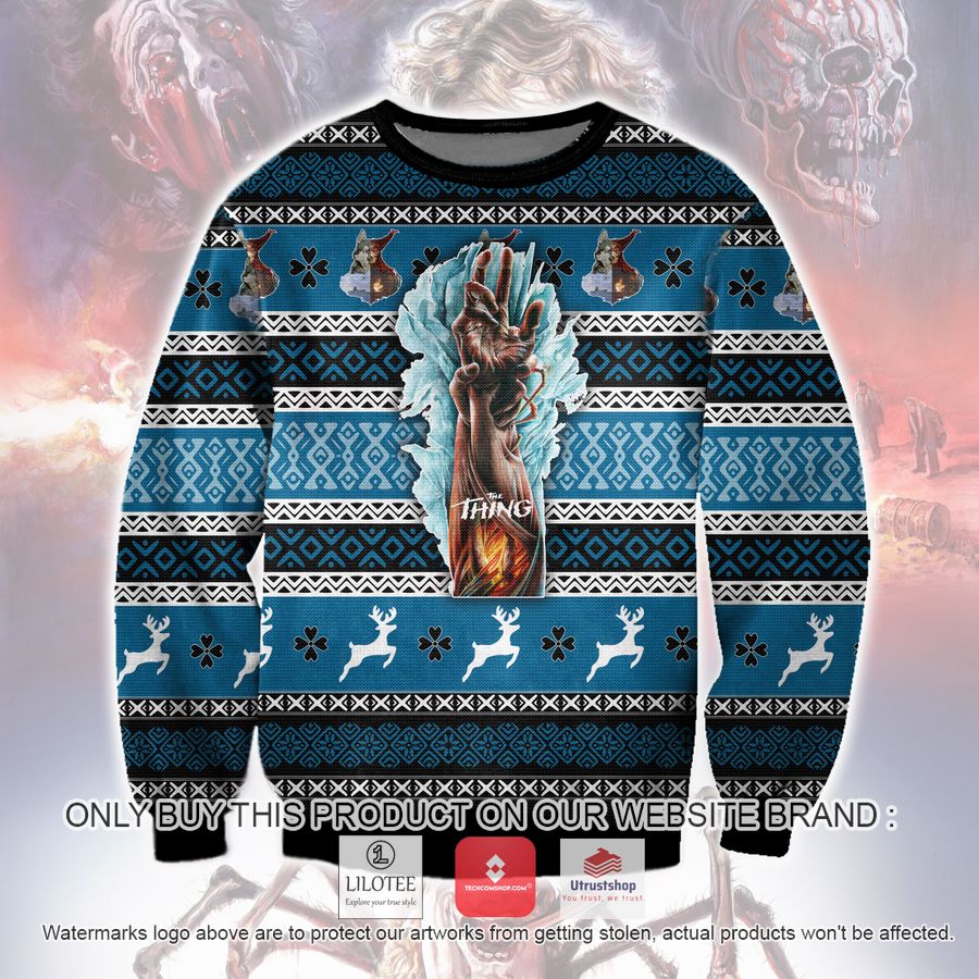 the thing ugly christmas sweater sweatshirt 1 43647
