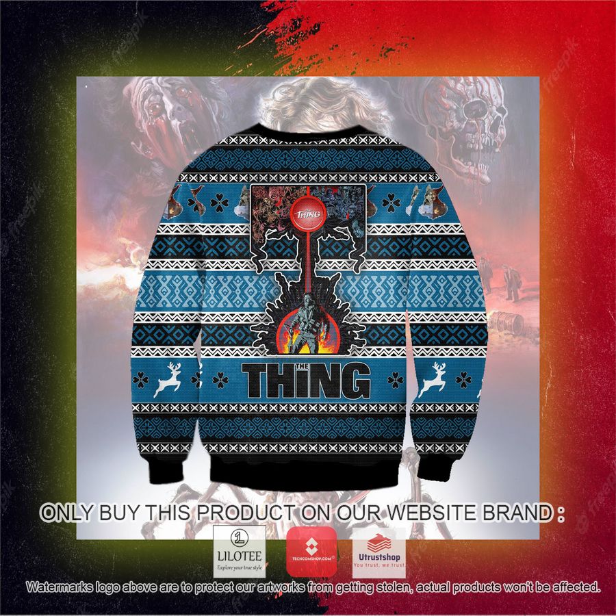the thing ugly christmas sweater sweatshirt 6 1061