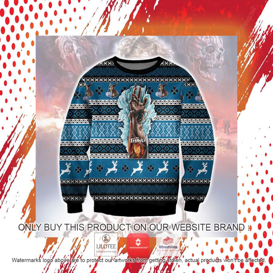 the thing ugly christmas sweater sweatshirt 7 30139