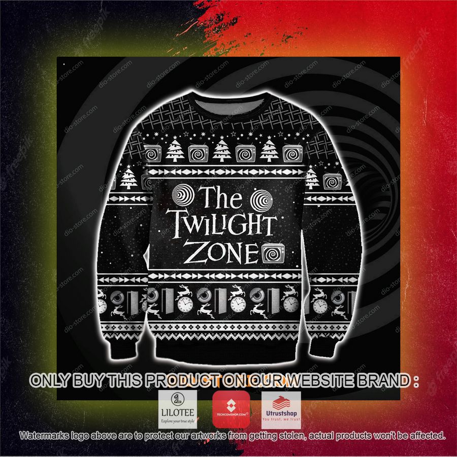 the twilight zone ugly christmas sweater sweatshirt 3 31666