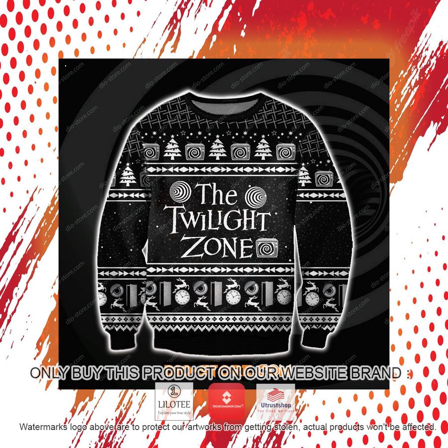 the twilight zone ugly christmas sweater sweatshirt 4 96095