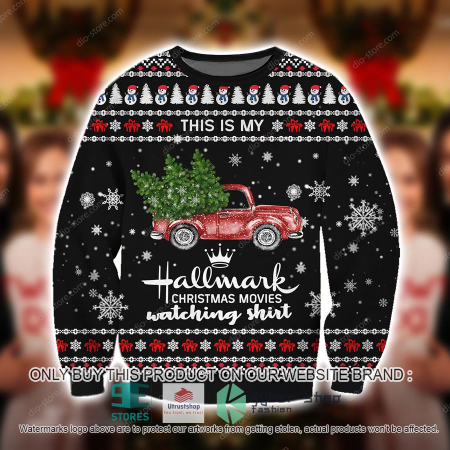 this is my hallmark christmas movies knitted wool sweater 1 49306