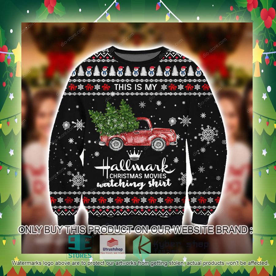 this is my hallmark christmas movies knitted wool sweater 2 95754